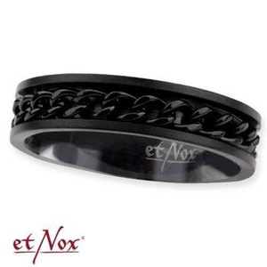 obrączka MESH STEEL RING BLACK