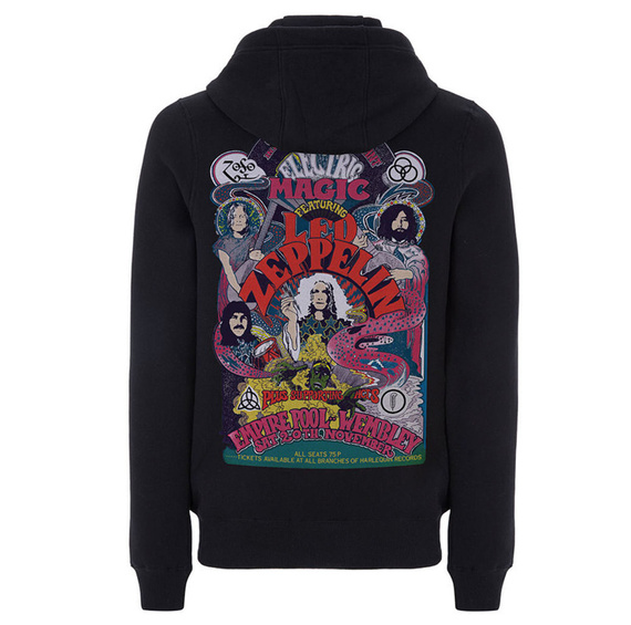 bluza LED ZEPPELIN - ELECTRIC MAGIC rozpinana, z kapturem