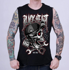 bezrękawnik BLACK HEART - RIOT