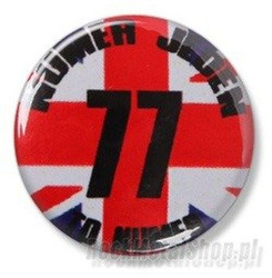 przypinka '77 NUMER JEDEN Ø25mm