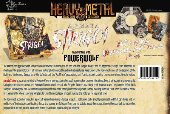 gra planszowa ARMATA STRIGOI - AN ADVENTURE WITH POWERWOLF