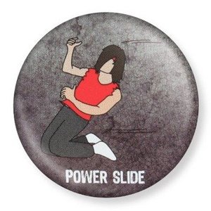 przypinka AIR GUITAR - POWER SLIDE Ø38mm