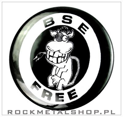 przypinka BSE FREE (ŚREDNI)