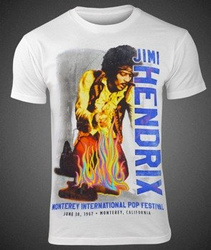 koszulka JIMI HENDRIX - MONTEREY POP FLAMES