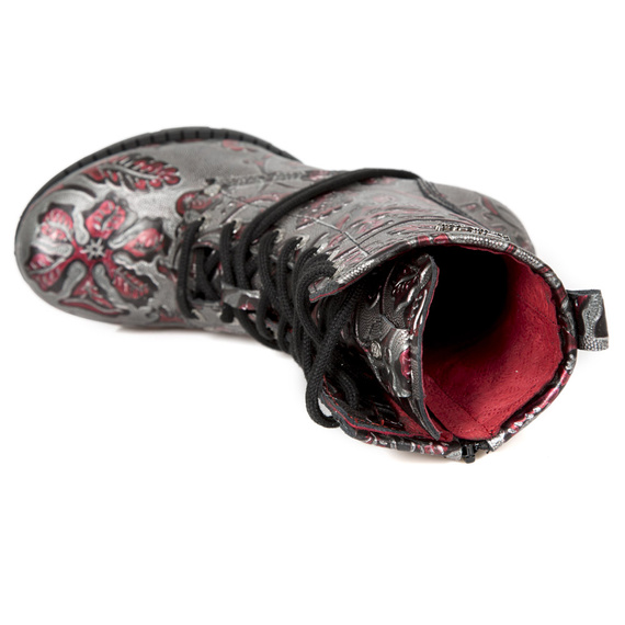 buty damskie NEW ROCK VINTAGE FLOWER WINE, TRAIL NEGRO TACON ACERO [M.TR001-S6]