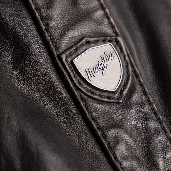 kurtka skórzana MMDEZIMUS MEN RACER  VINTAGE BLACK