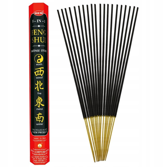 kadzidełka FENG SHUI, zestaw 6 opakowań (120 szt.)