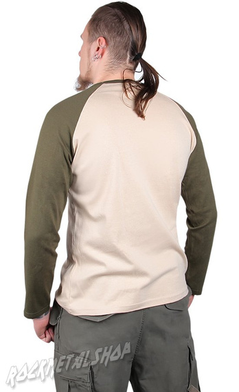 longsleeve BLACK ICON - THE EYE OF DEATH khaki / beżowy (LICON028)