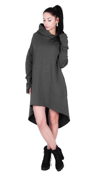 bluza unisex AMENOMEN MYSTICAL HOODIE GRAPHITE, z kapturem