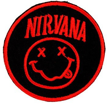 naszywka NIRVANA - SMILE RED