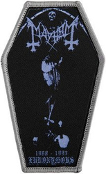 naszywka termiczna MAYHEM - EURONYMOUS 1968-1993