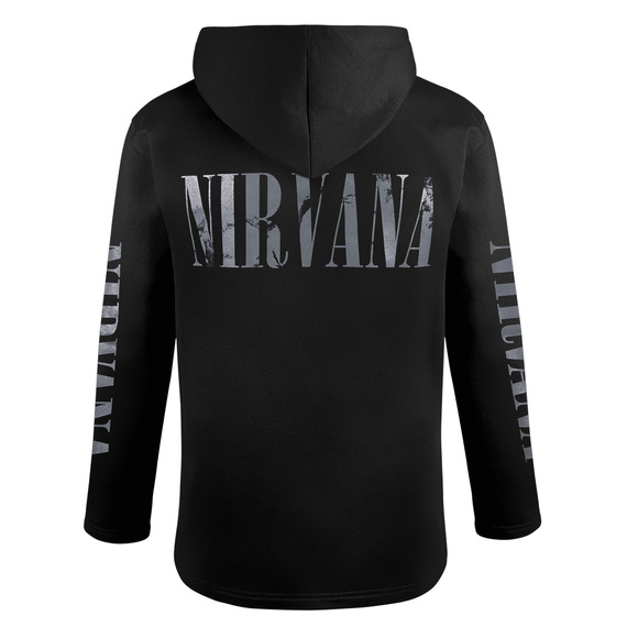 bluza NIRVANA - SMILEY czarna, z kapturem