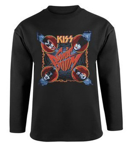 bluza KISS - SONIC BOOM czarna, bez kaptura