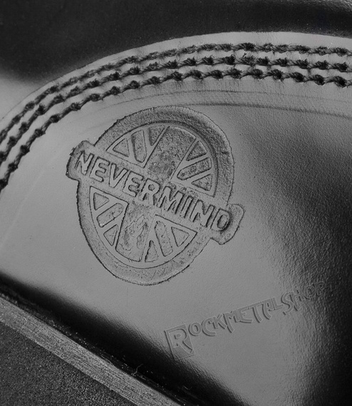 glany NEVERMIND - CZARNE (14 dziurek) polerowane