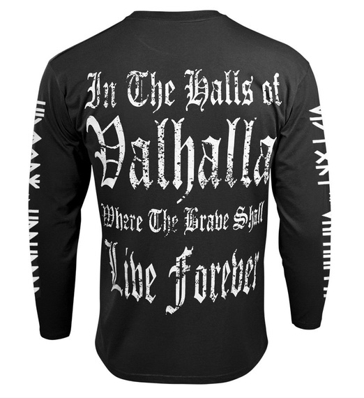 longsleeve VICTORY OR VALHALLA - BURNING DOGMAS