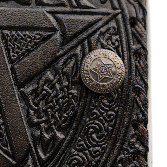 notes/zeszyt w skórzanej oprawie PENTAGRAM