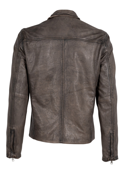 kurtka skórzana MMSANTIAGO ANTIQUE BEIGE RF