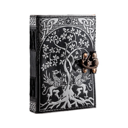 notes/zeszyt w skórzanej oprawie GRIFFIN