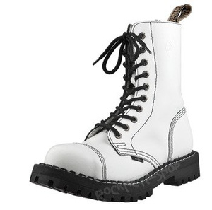 glany STEEL - FULL WHITE (10-dziurkowe)