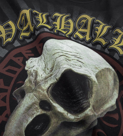 koszulka VICTORY OR VALHALLA - CROW SKULL
