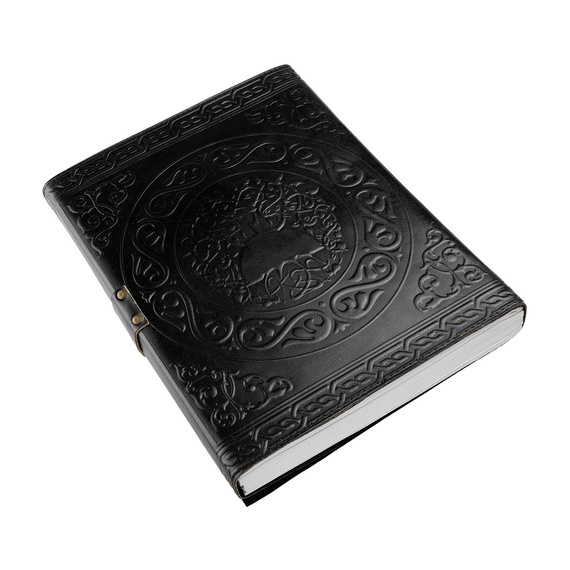 notes/zeszyt w skórzanej oprawie PENTAGRAM DUŻY (33x25 cm)