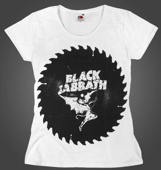 bluzka damska BLACK SABBATH - SAW biała