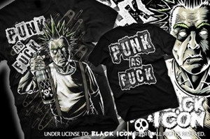 koszulka BLACK ICON - OLD PUNK (MICON027 BLACK)