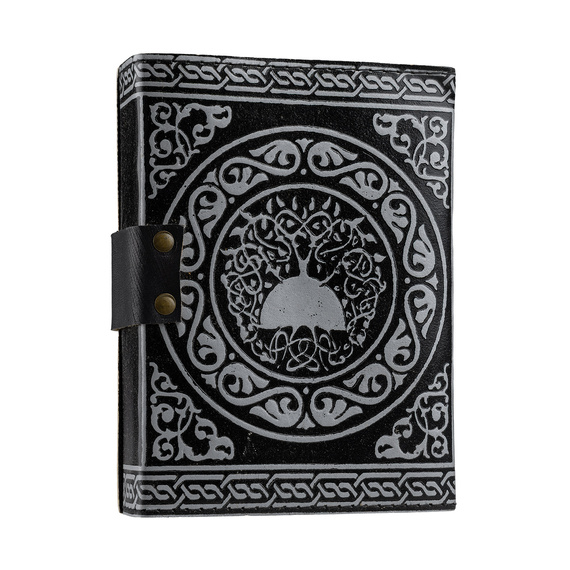 notes/zeszyt w skórzanej oprawie PENTAGRAM