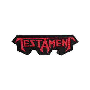 naszywka termiczna TESTAMENT - RED LOGO