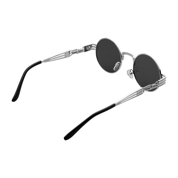 okulary LENONKI STEAMPUNK RETRO SILVER