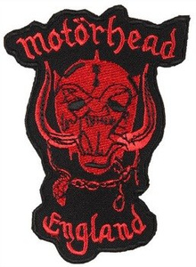 naszywka MOTORHEAD - ENGLAND red