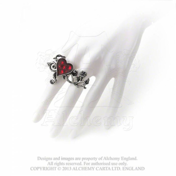 pierścień BED OF BLOOD ROSES