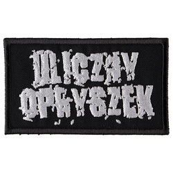 naszywka ULICZNY OPRYSZEK - LOGO white