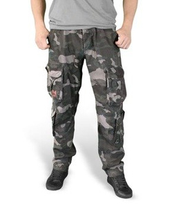 spodnie bojówki AIRBORNE VINTAGE TROUSERS SLIMMY BLACK CAMO