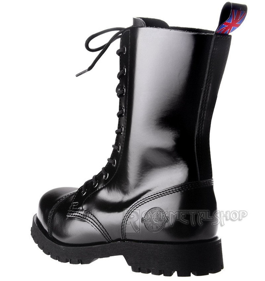 glany NEVERMIND - CZARNE (10 dziurek) polerowane ocieplane