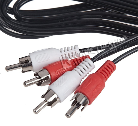 przewód audio 2 x RCA (cinch) - 2 x RCA (cinch) / 5m