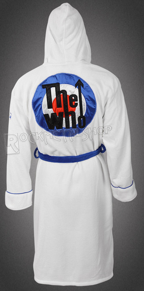 szlafrok THE WHO - WHITE LOGO
