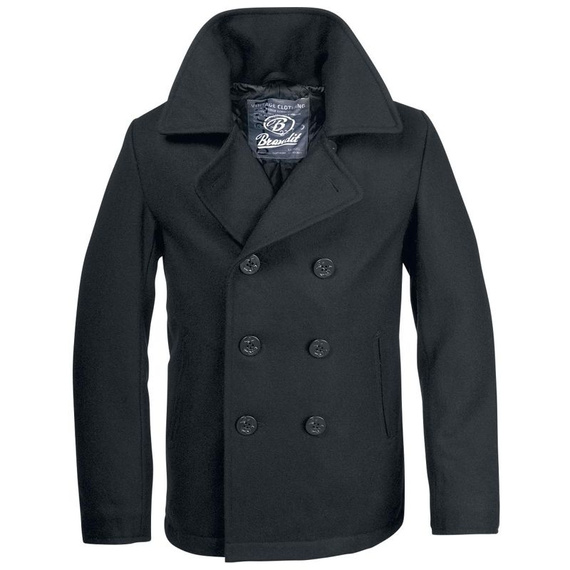 płaszcz marynarski PEA-COAT schwarz