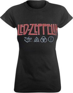 bluzka damska LED ZEPPELIN - LOGO AND SYMBOLS