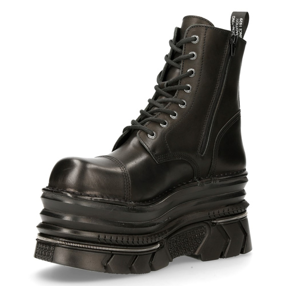 buty NEW ROCK CRUST NEGRO, TECHNO NEGRO E34 lateral y muelle [M.MILI083C-S61]
