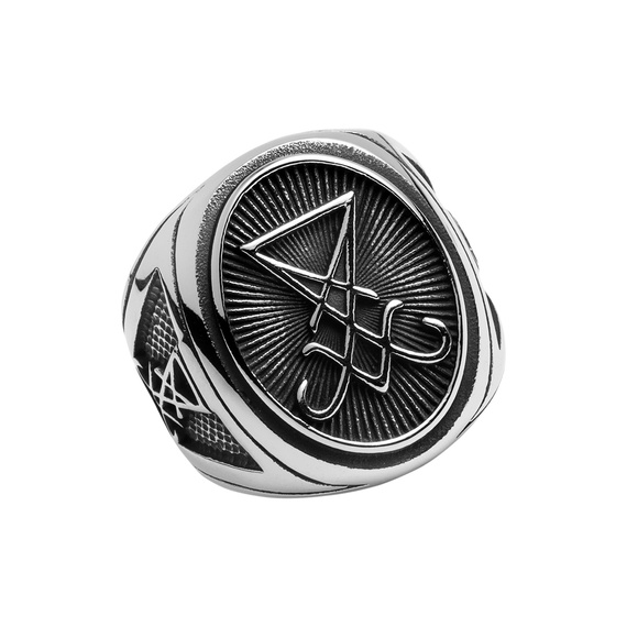 pierścień LUCIFER'S SIGN