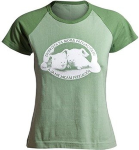 bluzka damska ZWIERZĘTA SĄ MOIMI PRZYJACIÓŁMI