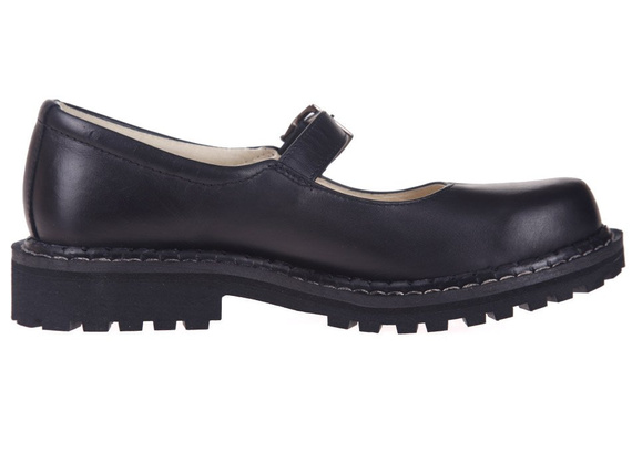 glany damskie STEADY'S - "BALERINKI" czarne (STE/ROCK), USZKODZONE