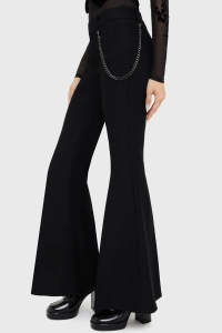 spodnie dzwony KILLSTAR - VILE VIXEN (BLACK)