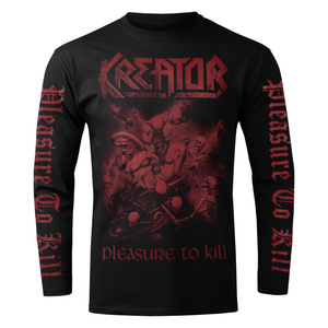 longsleeve KREATOR - PLEASURE TO KILL (RED)