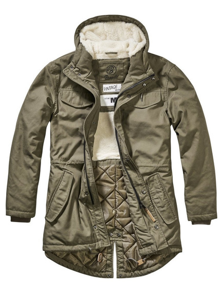 kurtka MARSH LAKE TEDDYPARKA MEN olive, USZKODZONA