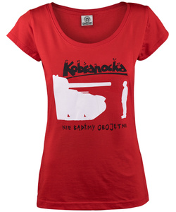 bluzka damska KOBRANOCKA - NIE BĄDŹMY OBOJĘTNI