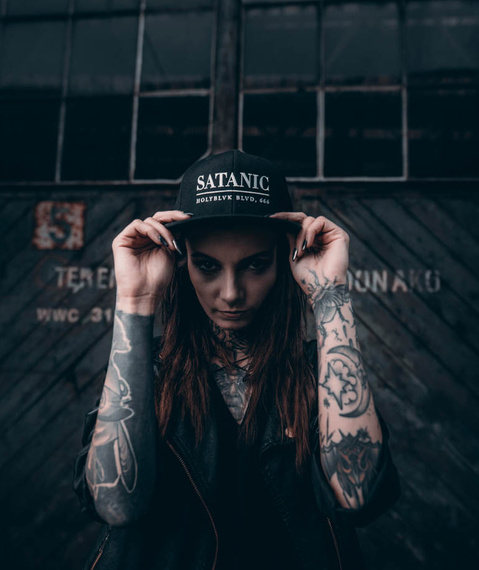 czapka HOLY BLVK - SATANIC