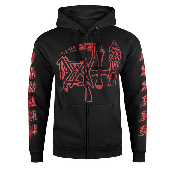 bluza DEATH - INDIVIDUAL THOUGHT PATTERNS rozpinana z kapturem