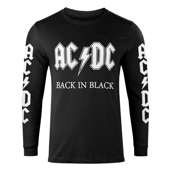 longsleeve AC/DC - BACK IN BLACK